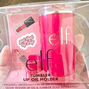 ELF Pink Tumbler Lip Oil Holder